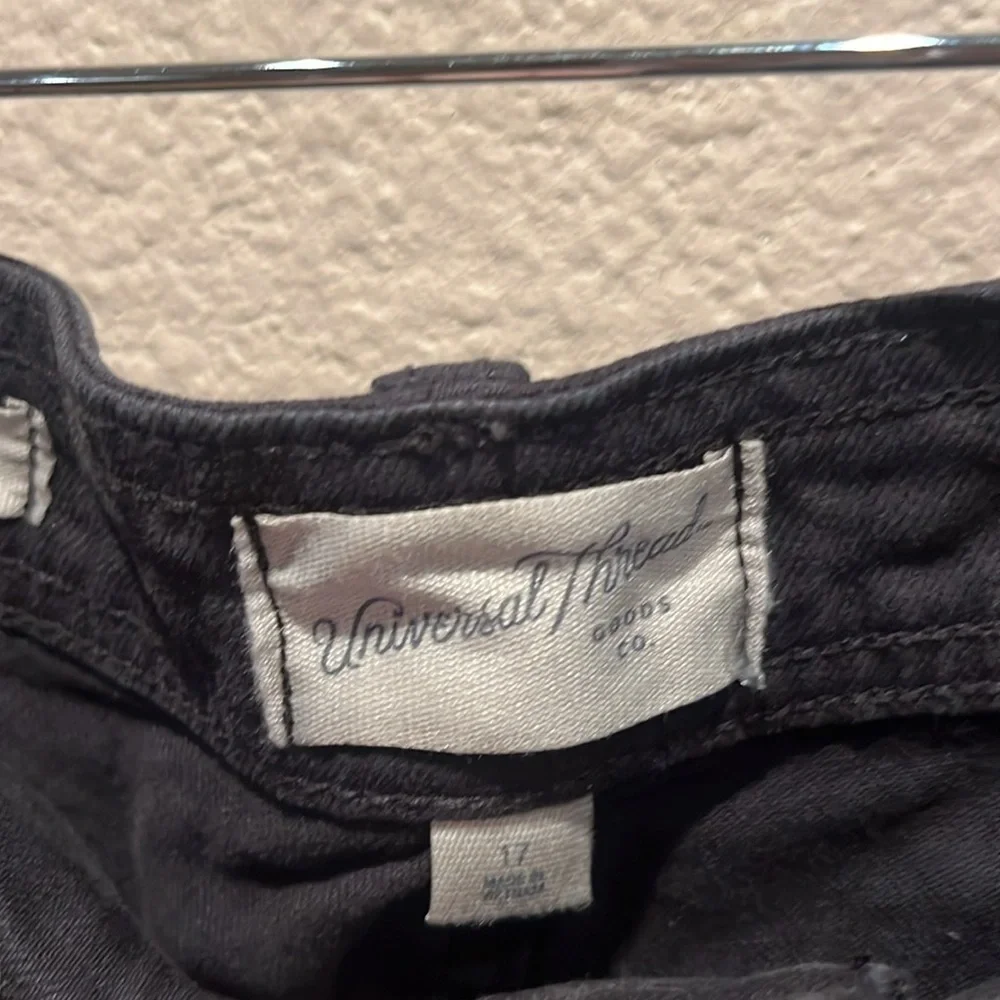 New Universal Thread Women's High-Rise Sailor Wide Leg Ankle Jeans Size 17 NWT